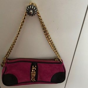 Juicy Couture suede clutch/bag - like new!